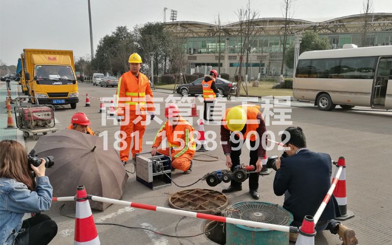 219迈皋桥村管道检测