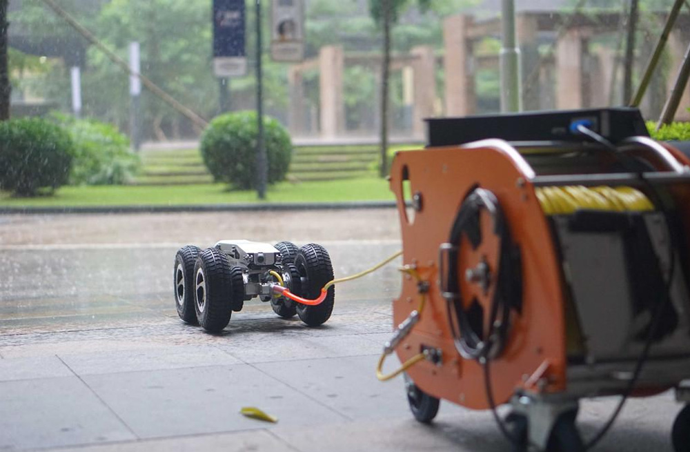 285迈皋桥村管道检测机器人